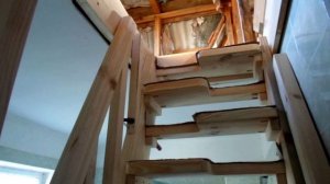 Изготовление лестницы на чердак.