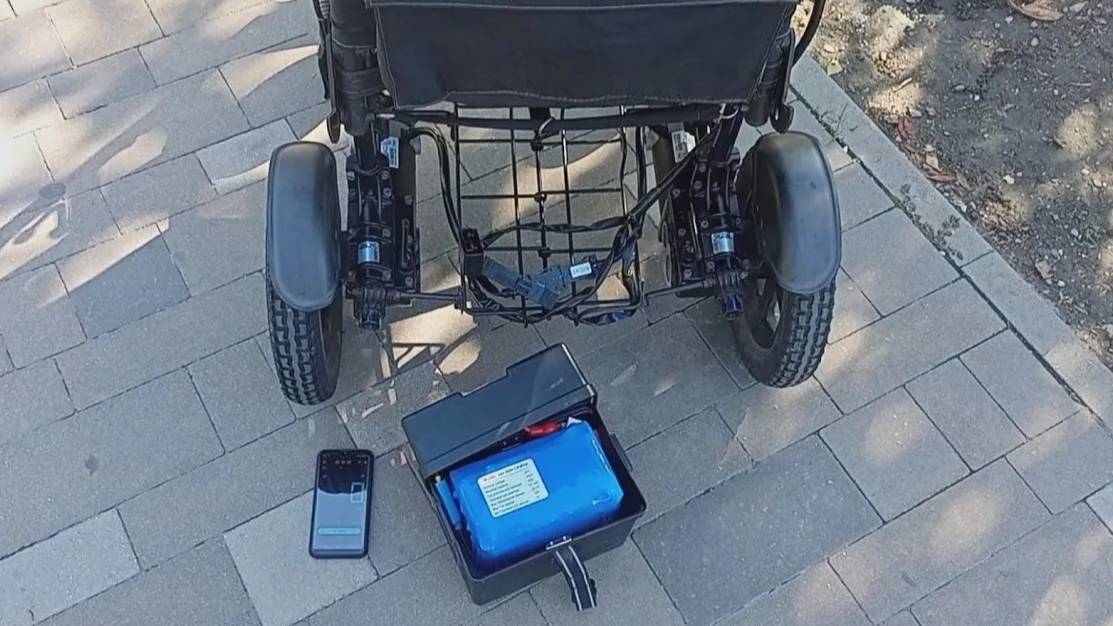 Тестируем АКБ LiFePo4 24v 25Ah в инвалидной коляске Ortonica Pulse 150 смотреть онлайн