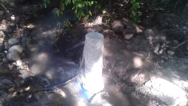 Работа водяного насоса Гидротаран Рогозина ГТ-150. смотреть онлайн