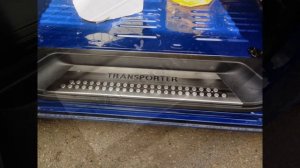 Накладки на пороги (широкие) Volkswagen T5 ( Фольксваген Т5)