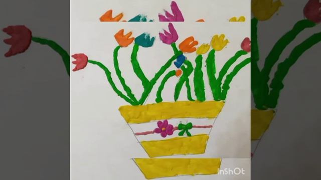 Художественное отделение Лепка 9-10лет Тема: "Букет" Рельеф Педагог: Умбетова Г.Т. смотреть онлайн