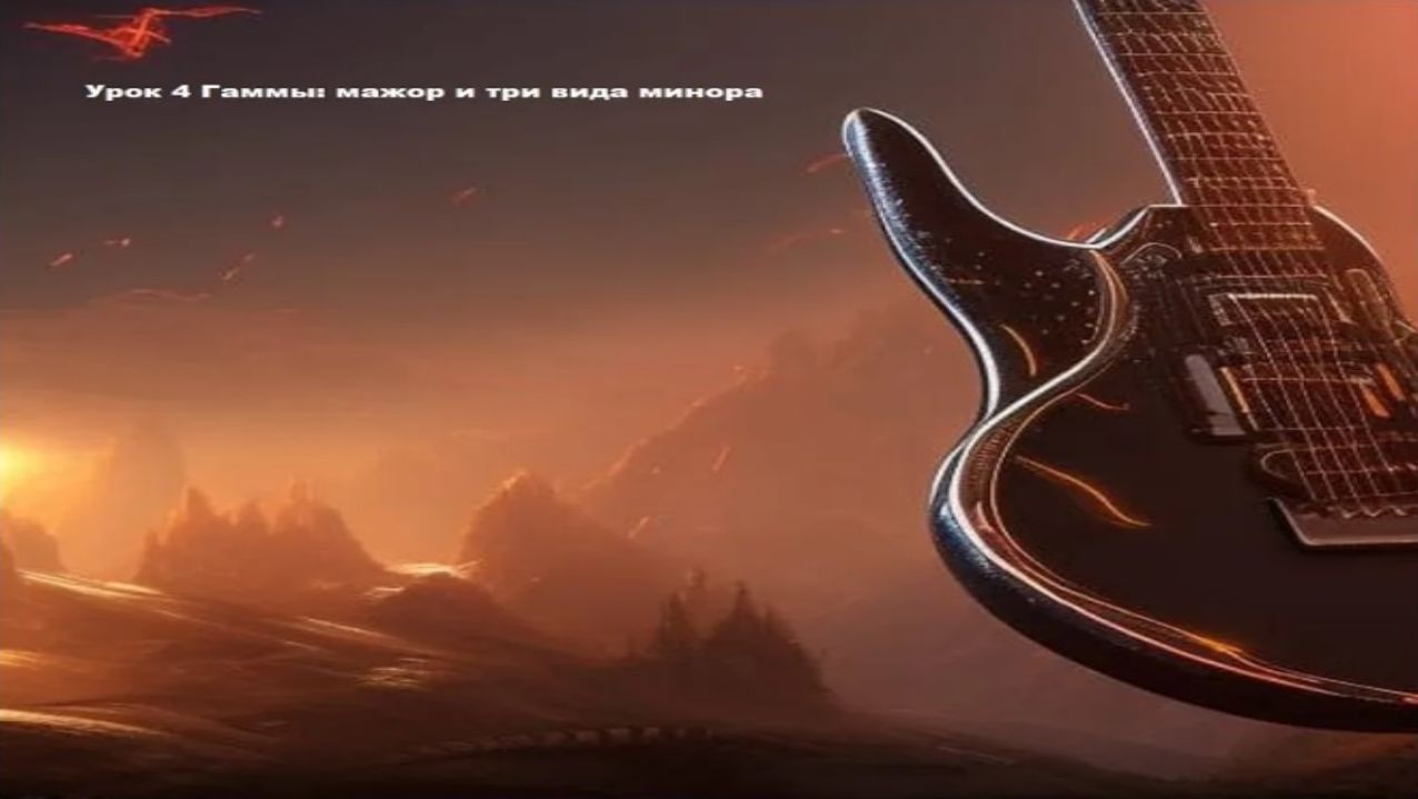 Урок 4 Гаммы_ мажорные и три вида минора