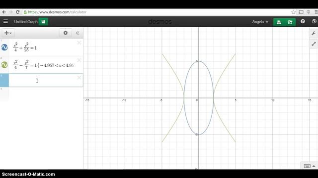 Graphing Conics Using Desmos смотреть онлайн