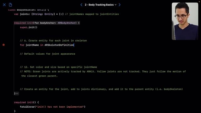 Body Tracking Example Using RealityKit, ARKit + SwiftUI // Coding on iPad Pro смотреть онлайн
