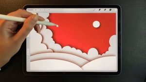 РИСУЮ НА iPAD ✦ Иллюстрация в стиле Paper Cut ✦ Рисую в Procreate на АЙПАДЕ