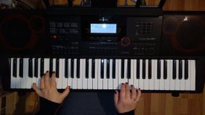 Кавер на синтезаторе на песню Roxette "It must have been love"