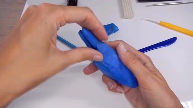 ИХТИОЗАВР - лепка динозавра из пластилина - DIY