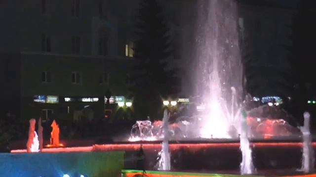 Поющий Фонтан Открытие в городе Бугульма. смотреть онлайн