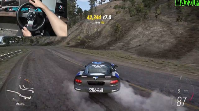 INSANE Drifting FD Dodge Viper SRT 10 1737HP in Forza Horizon 5 Logitech G27 + Wheel Cam #19 смотреть онлайн