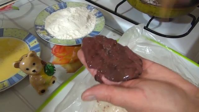 Отбивные из индюшиной печени. Chops from turkey liver.