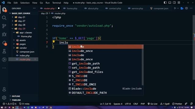 PHP Project Structure | Simple PHP project making dynamic table using multi-pages