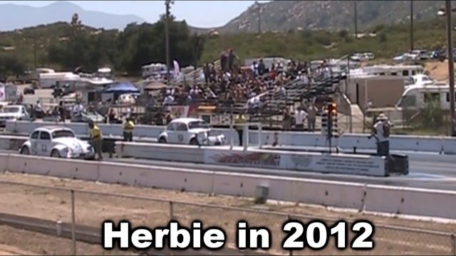 Herbie at the Memorial Day car show 2023 to the Barona drag strip in 2012 смотреть онлайн