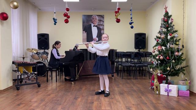 Й.Андерсен - Скерцино. Исп. Изотова Софи( флейта) и Мармузова Ксения (фортепиано) смотреть онлайн