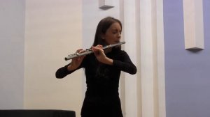 Петерис Васкс - Пейзаж с птицами.  Для флейты соло.  Исп.  Дарья Морозова