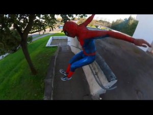 Spiderman parkour insta 360