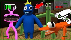 Заснял ВСЕХ РАДУЖНЫХ ДРУЗЕЙ на скрытые камеры в МАЙНКРАФТ ! ROBLOX RAINBOW FRIENDS MINECRAFT SCP