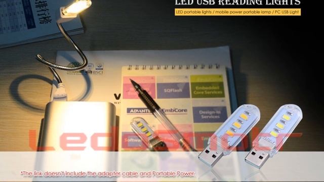 Обзор USB светодиодных светильников с сайта AliExpress смотреть онлайн