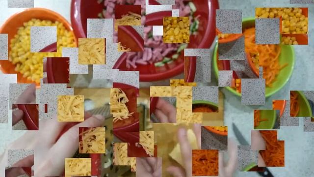 Быстрый салат "Венеция".Очень сытный. смотреть онлайн