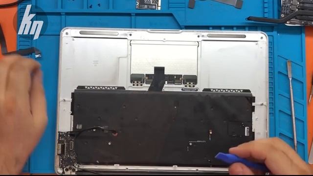 Macbook Air 13 - A1466   Sıvı Teması - Anakart Tamiri  Klavye Değişimi