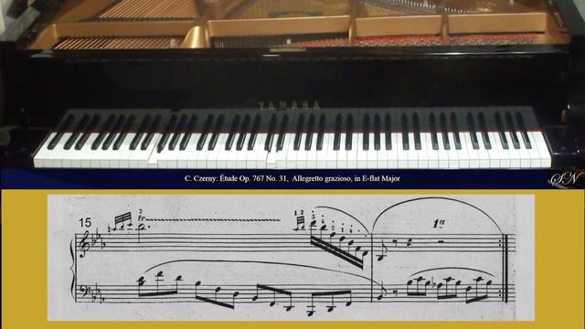Carl Czerny: Étude Op.767 No.31 in E-Flat Major, from Les fleurs de l’expression des pianistes смотреть онлайн