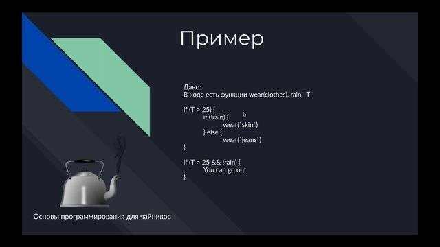 Условные операторы