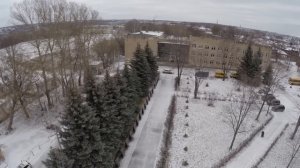 Павлово с высоты птичьего полета зимой. Часть 1.|| aerial video by drone