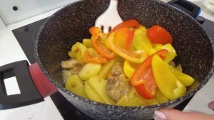 БАСМА / Вкуснейшая курица с картошкой и овощами/ Быстрый рецепт