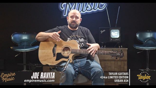 Taylor 424ce Limited Edition Urban Ash - EMPIRE MUSIC смотреть онлайн