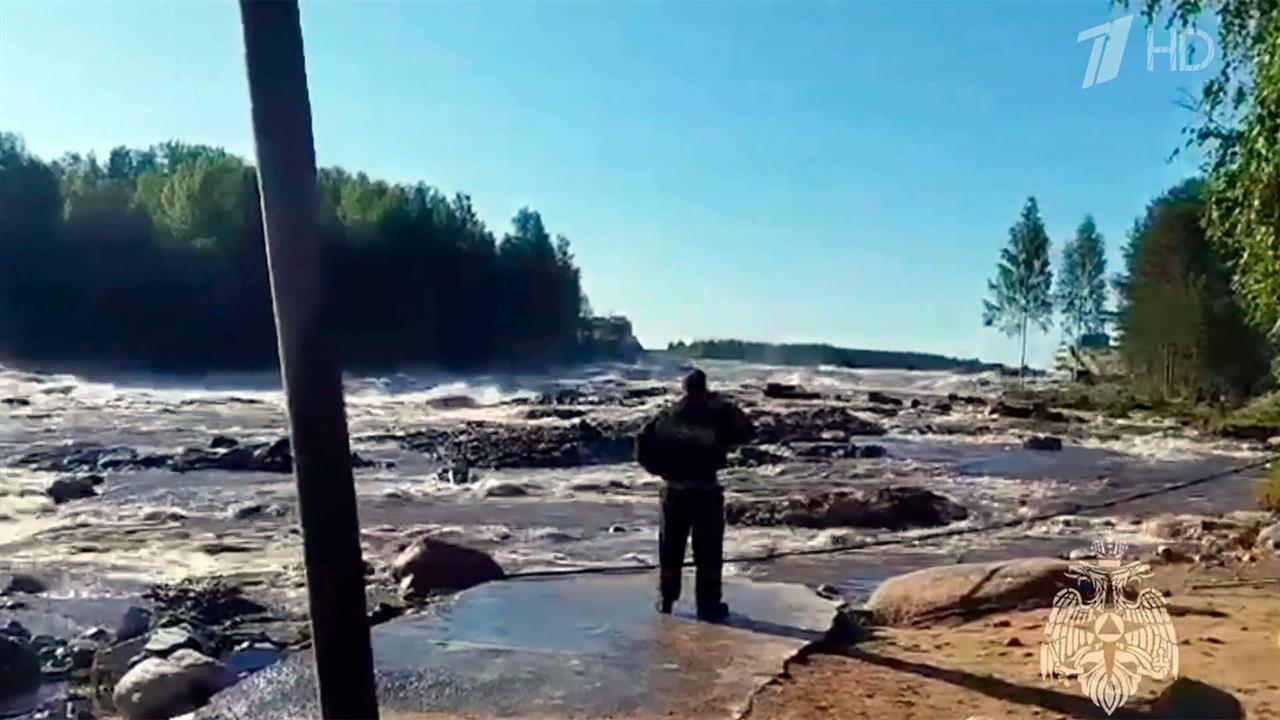 Прорыв дамбы произошел в Карелии на Беломорско-Балтийском канале