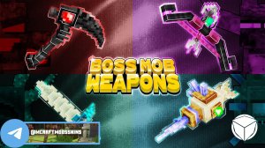 Minecraft DLC Boss Mob Weapons