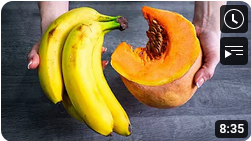 ДЕСЕРТ ИЗ БАНАНА И ТЫКВЫ