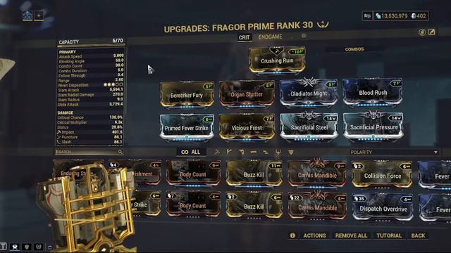 Warframe Fragor-Prime Builds смотреть онлайн