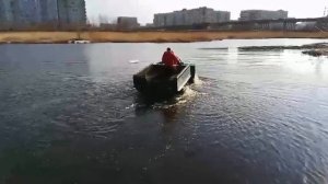 Вездеход "Вепрь" на воде. Тест-драйв от "Вездеход29" Северодвинск