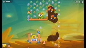 Cut the Rope 2 - Level 158 (3 stars, 63 fruits, 3 stars + beat the timer)