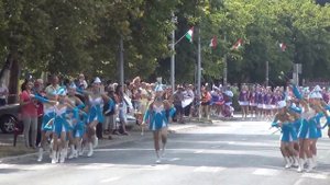 Венгрия, Чемпионат Европы 2013 среди мажореток, Стометровка, Россия, Талдом