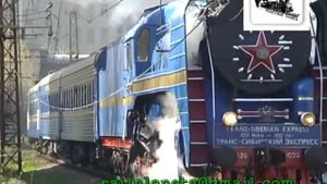 Ретро-поезд "Золотой Орел"/Steam train "Gold Eagle", Moscow