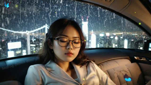 Listen to the rain on the camping car window for deep sleep - Rain sounds for sleeping смотреть онлайн