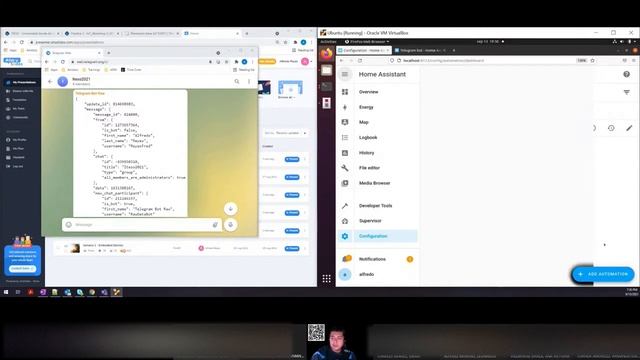HomeAssistant - Integracion Telegram / Video - 2 Parte