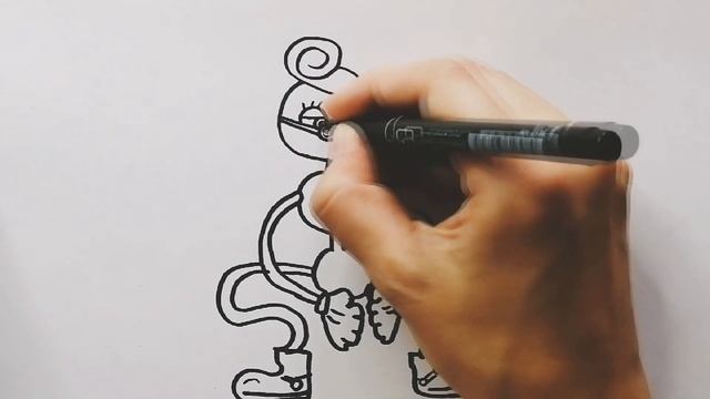 Как нарисовать БАБУШКУ Длинные Ноги из Поппи Плейтайм /How to draw Granny Long Legs / Poppy Playtim смотреть онлайн