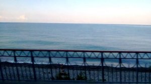На поезде вдоль побережья черного моря к Сочи. Часть1