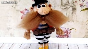 Амигуруми: схема Бармалей. Игрушки вязаные крючком - Free crochet patterns.