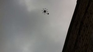 Доставка пиццы дроном в Москве