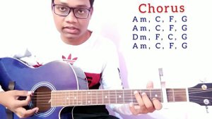 YUNGBLUD - Fleabag Guitar tutorial / Fleabag Youngblood Guitar Lesson / Chords & Strumming/ Acousti