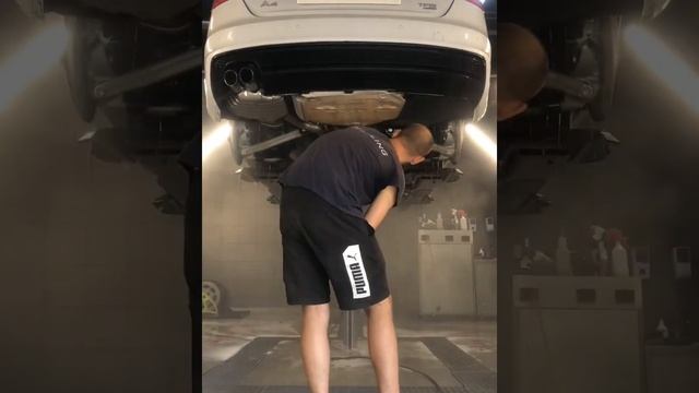 Химчистка днища арок подвески AudiA4 #carwash #мойкаднища #к8детейлинг #audi