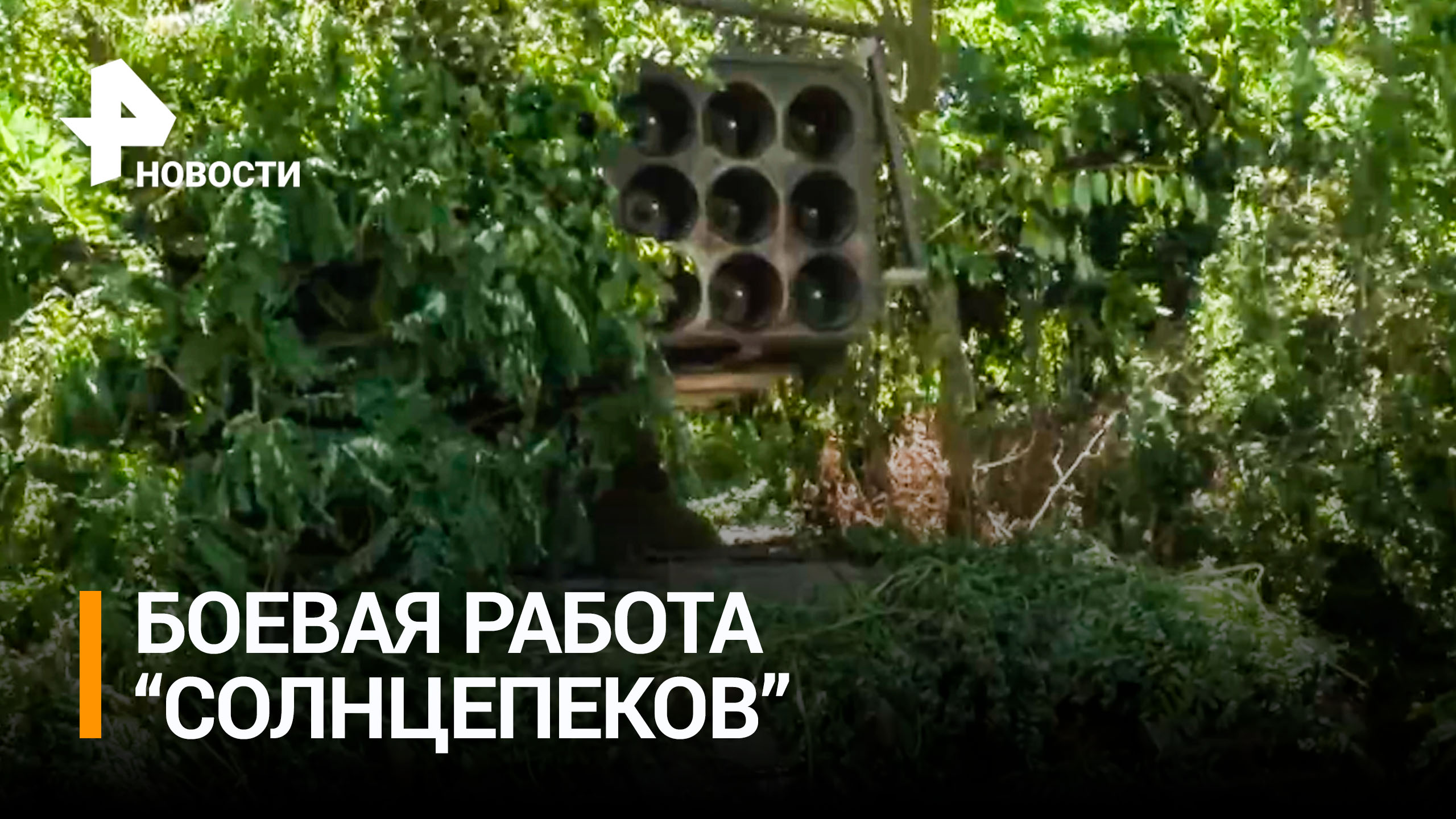 "Солнцепек" выжег укрепрайон украинских войск в Запорожской области / РЕН Новости