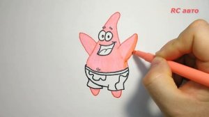 Как нарисовать Патрик из Спанчбоба / how to draw а Patrick