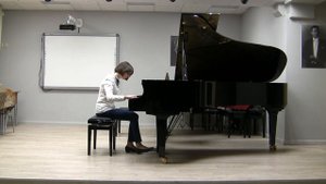 Аверкиева Алина. И. Крамер - "Этюд №1" из "50 этюдов".