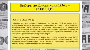 ИОГиП - Избирательная система по К РСФСР 1936 г. ZNY100