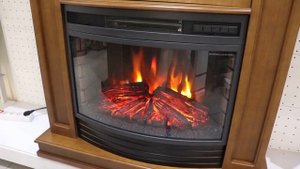 Электрокамин с эффектом живого огня Inter Flame Stafford (средний дуб), очаг FireField 25 S IR