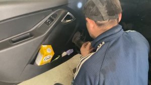 Замена штатных динамиков в lada granta на dl audio Raven 130